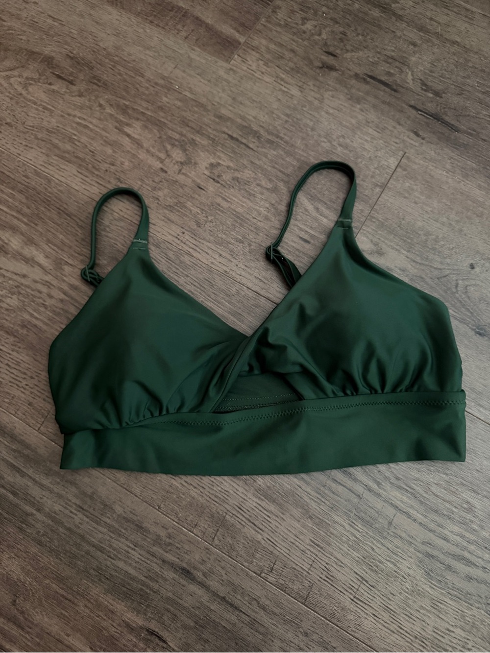 Aerie Green Bikini Top